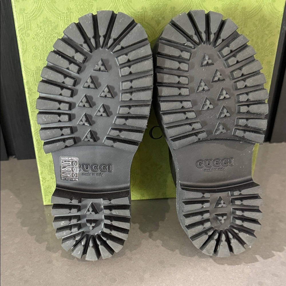 Gucci GG Black rubber Women's Platform Clogs 🖤🖤🖤 - Picture 10 of 12